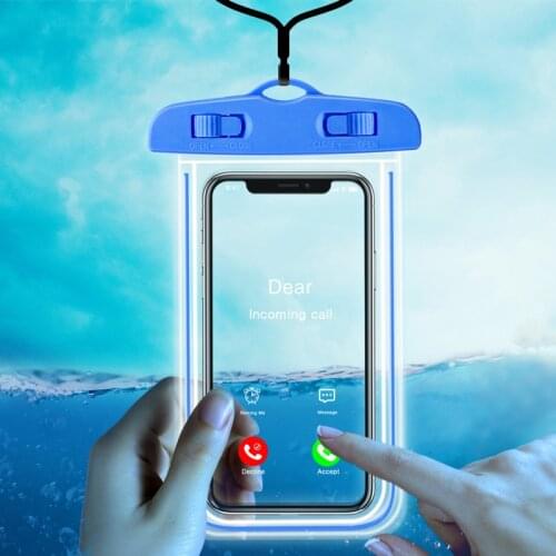 PVC Universal Waterproof Phone Case Water Proof Bag Mobile Cover For iPhone 12 11 Pro Max 8 7 Huawei Xiaomi Redmi Samsung