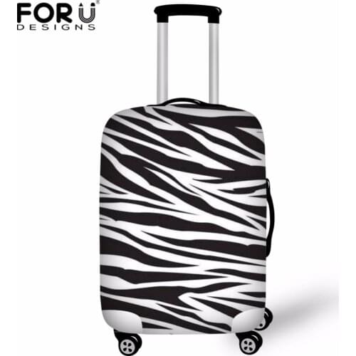 FORUDESIGNS Giraffe Thickened Luggages Protective Cover for 18-30 Inch Trolley Cases Elastic Suitcases Bag Dust Rain Covers