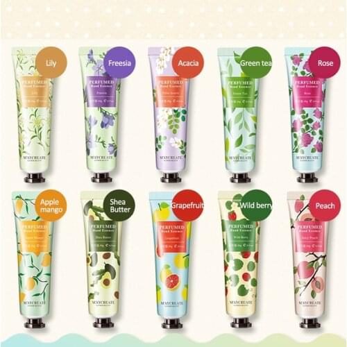 Moisturizing Plant Extract Fragrance Hand Cream Hand Massage Lotion Repair Anti-Cracking High-Grade Nourishing Hand Care Cream