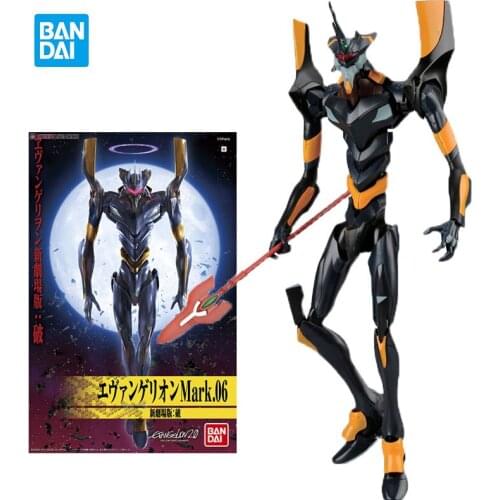 In Stock Bandai Original Hg Eva Evangelion Figure Mark.06 New Theater Version Action Figure Assembly Model Toys for Boys