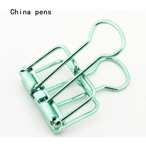 High quality 93 Green metal 48mm 32mm 19mm Binder clip for decorative clips Student School Office Supplies