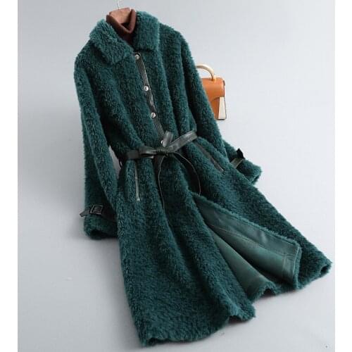 100% Real Wool Fur Coat Korean Female Jacket Spring Autumn Jackets for Women 2020 Sheep Shearing Coat Mulheres Casacos Zjt819