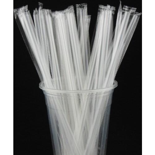 100 pcs / lot Wholesale Pearls Bubble Tea Milk Plastic Accessories Drink Party Straws Jumbo Jumbo Smoothies
