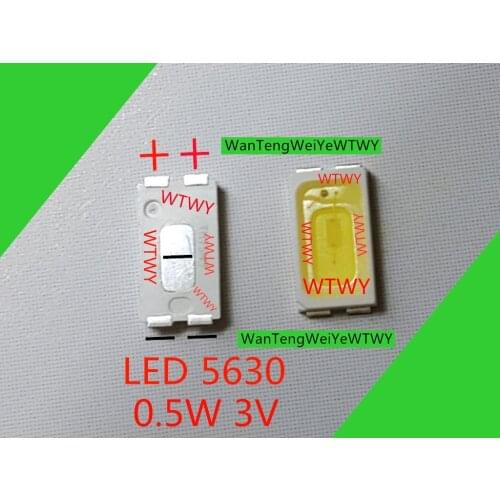 500pcs SEOUL LED Backlight TV LED 5630 LED Backlight High Power 0.5W 3V Cool white For LED LCD TV Backlight Application