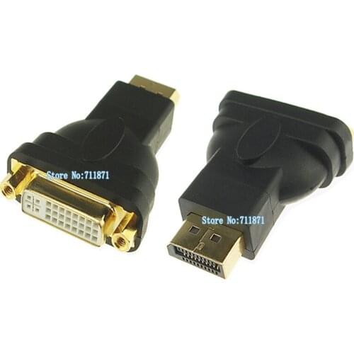 DisPlayPort to DVI Adapter DisPlayPort DP Male to DVI 24+5 Female Connector Display port Male to DVI 24+5 Female Video converter