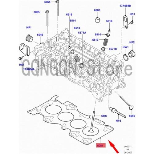 CAR Cylinder Bed Gasket For dMo nd eoF oc us Cylinder Gasket Valve Cover Gasket Cylinder Gasket Cylinder Gasket Seal
