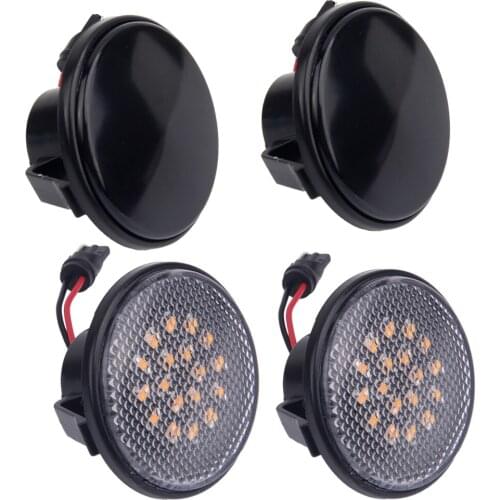 Car 2pcs White LED Side Marker Indicator Light Turn Signal Repeater Lamp Fit For Mazda MX-5 MK1 2 3 1989-2012 2013 2014 2015