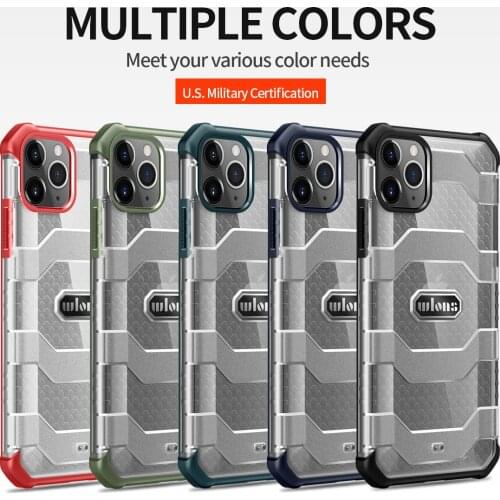 For Iphone 12Pro Max Case Xsmax Xr 7 Plus Back Cover Screen Glass Ultra Strong Drop Resistant Outdoor Heavy Duty Protection