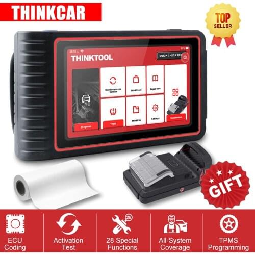 THINKCAR Thinktool OBD2 Scanner Bluetooth Full System Scanner Wireless OBD 2 Car Diagnostic Tool ECU Coding Active Test