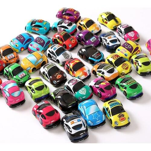 EKIND Pull Back Car Toys Car Children Classic Vehicle Racing Car Mini Cars Cartoon Truck Kids Toys fun Christmas new years gift