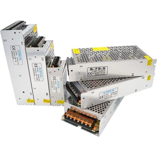 Lab Power Supply Transformer 220V TO 5V 12V 48V Power Supply 5 12 48 Volt Transformer SMPS 1A 2A 3A 5A 10A 20A 30A AC Adapter