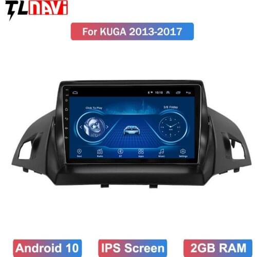IPS Touch Screen Android 10 radio GPS Navigation for Kuga Escape 2012-2016 Stereo Multimedia Bluetooth