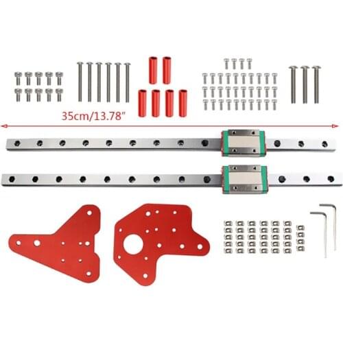 K5DB 1 Set Dual Z Axis MGN12H Linear Rails Kit for Creality Ender-3/3S/PRo 3D Printer Parts Accessories