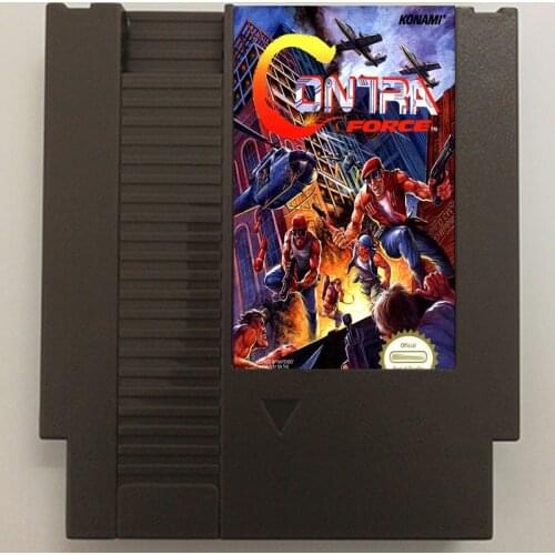 Contra Force Nes Card For 72 Pin 8 Bit Game Player