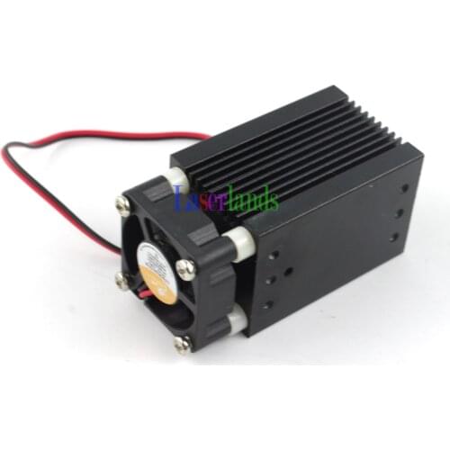 Housing/Case/Heatsink 5.6mm TO18 Laser Diode LD 405nm 450nm Blue Glass Lens Fan