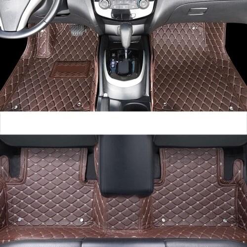 Leather car floor mat for nissan qashqai rogue sport 2006-2020 2019 2018 2017 2008 2011 2013 2012 J10 J11 accessories