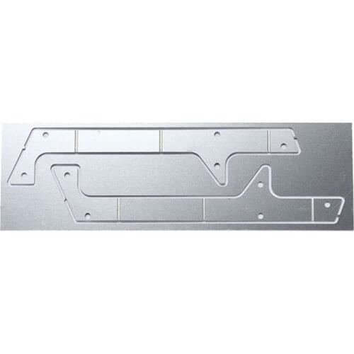 Metal Side Metal Skid Plate Antiskid Board Scratch Prevention for Axial SCX24 JEEP 1/24 RC Crawler Car Upgrade Parts