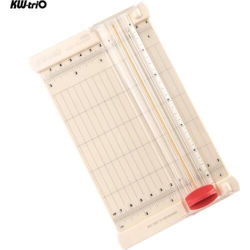 KW-trio Mini Portable Paper Cutter Craft Paper Trimmer 6.3 Inch Cutting Length with Straight Cutter Scale Design for Paper Cards