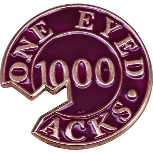 One eyed Jacks poker chip enamel pin funny Agent Cooper evidence collected badge Twin Peaks fans gift
