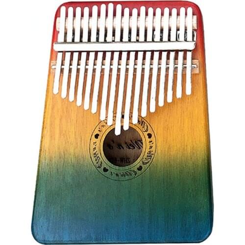 Kalimba 17 Keys Mahogany Thumb Piano Mbira Musical Instrument Africa Finger Piano With Learning Book Tuning Hammer Kalimba Piano