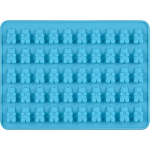 Silicone Forms Silicone Mold Gummy Bear Shape Bear Mould Jelly Bear Cake Candy Trays With Dropper Rubber Chocolate Maker