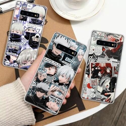 Jujutsu Kaisen Anime Manga Silicon Phone Case For Samsung Galaxy A51 A71 A70 A50 A40 A30 A20E A10S A01 A21 A6 A7 A8 A9 Plus + Co