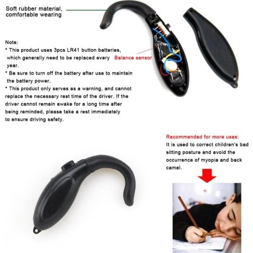 Driver Fatigue Alarm Alertness System Anti-Sleep Refreshing Alarm Reminders For Drivers Security