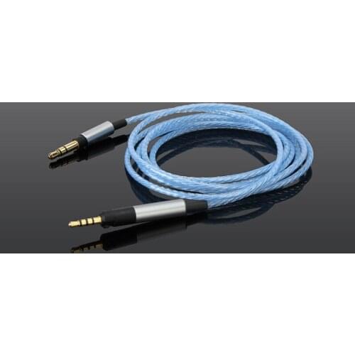 Replacement Cable for Sennheiser HD598 HD558 HD518 HD598se Headphone Earphone Headset 3.5mm To 2.5mm Silver Plated Audio Cables