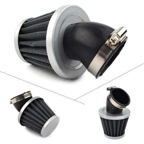42mm Bent Neck Motorbike Air Filter Cleaner for Dirt Pit Bike ATV Quad Motorcycle GY6 Moped Scooter 250cc