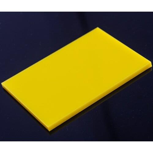 Yellow Acrylic board PMMA Acrylic plate Yellow perspex sheet 3mm thickness