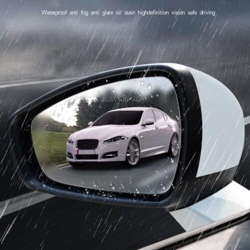2Pcs Car Rearview Mirror Glass Film Waterproof Rainproof Anti-Fog Window Membrane Specifications Car Sticker Accessories