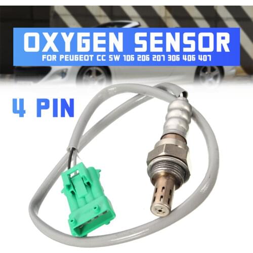 4 Pin Oxygen O2 Lambda Probe Oxygen Sensor For Peugeot CC SW 106 206 207 306 406 407 96368765