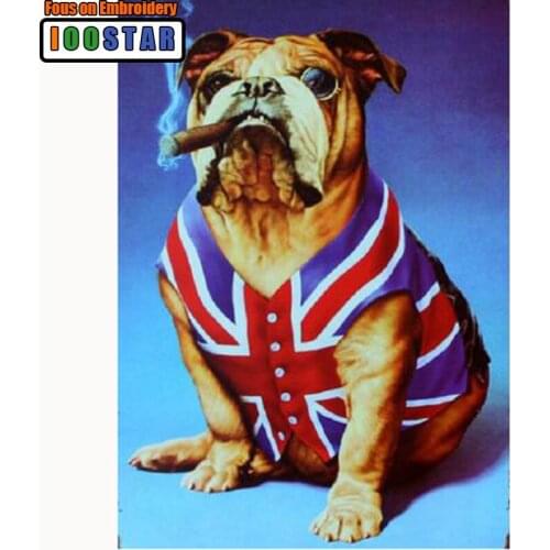 5D diamond painting cross stitch full square rhinestone Mosaic Pattern diy diamond embroidery dog picture living room decorate