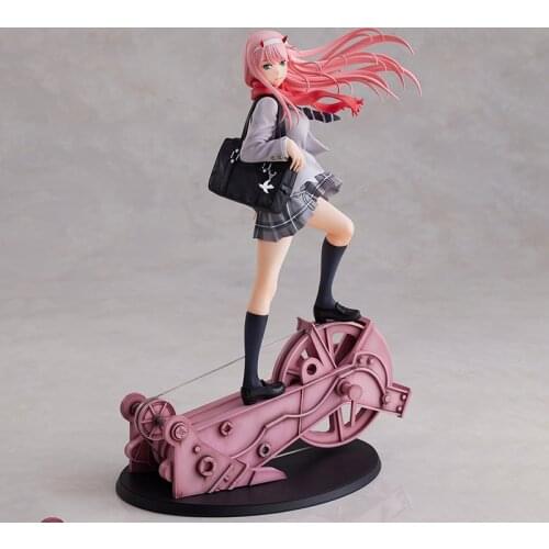 Aniple DARLING in the FRANXX Zero Two PVC Action Figure Stand Anime Figure Japanese Model Toy Collection Doll Gift