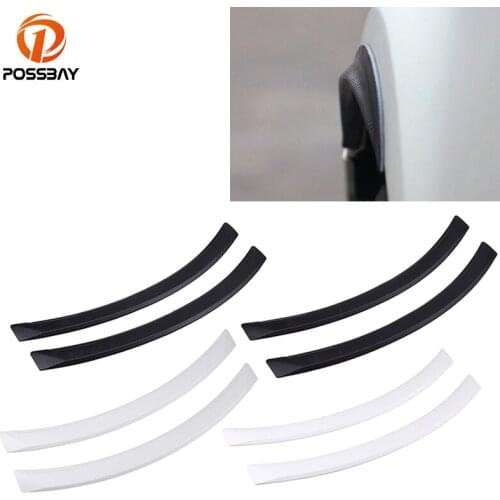 POSSBAY Auto Decorative Strip Car Anti-scratch Eyebrow Protector Sticker Rubber for Nissan VW Polo Kia Mazda Honda Civic Ford