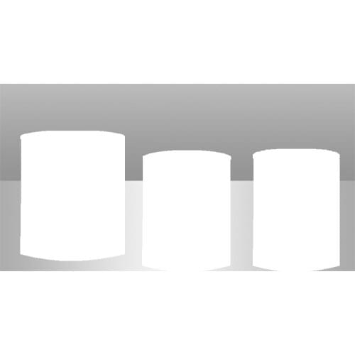 White Round cylinder plinth covers elastic fabric polyster customize size and colour