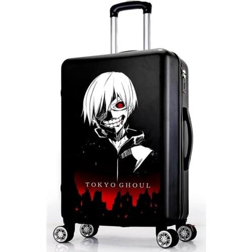 20"24" size carry-on Suitcase with wheels Girl&Boy Anime rolling luggage travel bag trolley suitcase students school suitcases