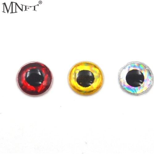 MNFT 500Pcs/Lot Holographic 3D Epoxy Fish Eyes Making Multiple Colors & Sizes 3mm,4mm,5mm,7mm,9mm