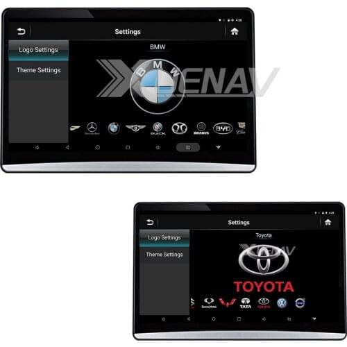 GPS headrest screen monitor screen Universal headrest 12.5 inch Touch screen headrest HDMI line cable