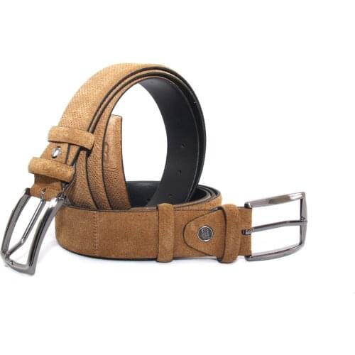 Handmade Leather Belts with Real Calf Suede, Embossed & Plain, Mens Formal Casual Dress Accessories, Fashion Style Set Ideas