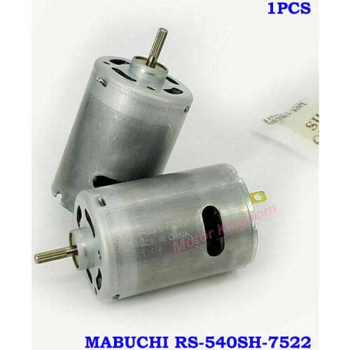 MABUCHI RS-540SH-7522 DC Motor 7.4V 9.6V 6V-12V 30000RPM High Speed Power Electric Tools Motor threaded shaft