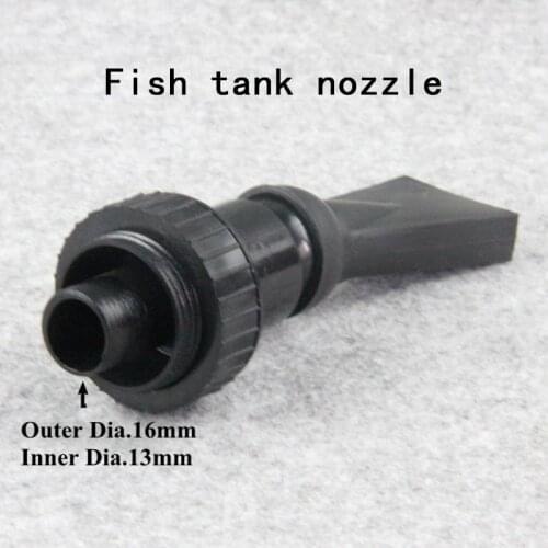 Fish tank nozzle 30mm Fish Tank Drainage joints Aquarium Accessories Water Tank Connector 16mm Hose Parts Pipe Adapter 1 Pcs