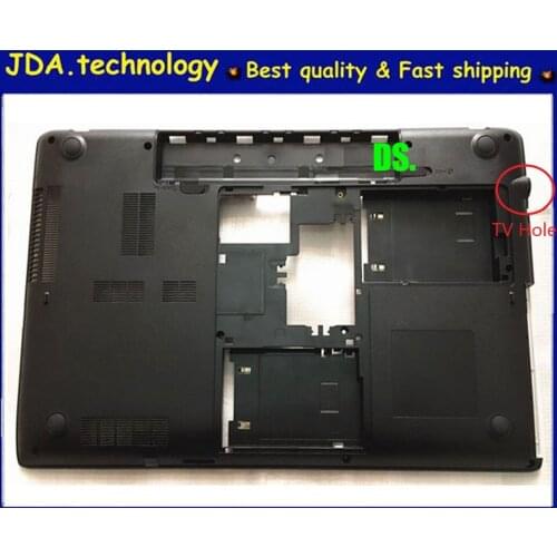 MEIARROW New Black bottom cover For TOSHIBA P870 P875 bottom base case D shell V000280290,with TV hole
