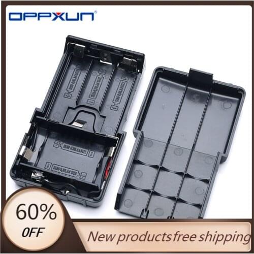 OPPXUN BT32 BT-32 5 AA Battery Case Box For Kenwood TK308,TK208,TH22AT,TH42AT,TK-79A Two Way Radio Walkie Talkie Aaccessories