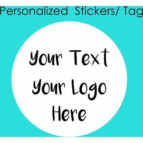 Personalized Company Stickers, Custom Clear Labels, Print Your Own Logo, Bespoke, Bridal Shower Label