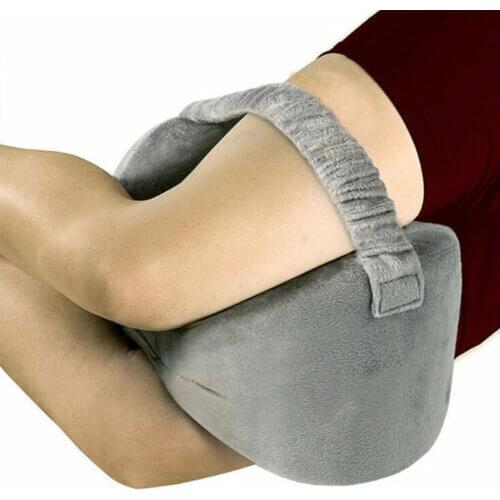 Memory Foam Knee Pillow Leg Cushions Side Sleeper Body Pillows Travel Under Knee 10