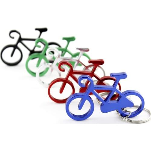 RE 100pcs/lot Free Shipping Bike Bicycle Mutilcolor Men Women Gift Keychain Keyring Key Chain Ring Wholesale Customized Logo