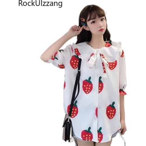 Блузки с бантом Rockulzzang China At AliExpress