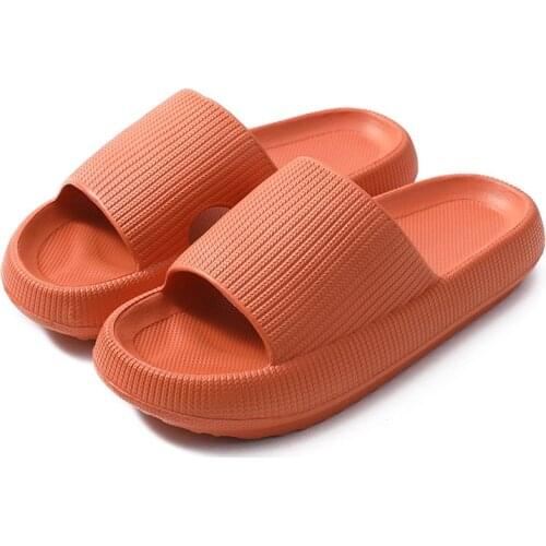 Women Thick Platform Sandals Summer Slippers Leisure Men Ladies Indoor Bathroom Anti-slip Shoes Mens And Womens Flip Flops