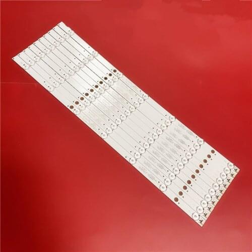 10PCS LED Backlight Strip 7lamps GC49D07-ZC21FG-01 7S1P 303GC490031 For 49PUF6261/T3